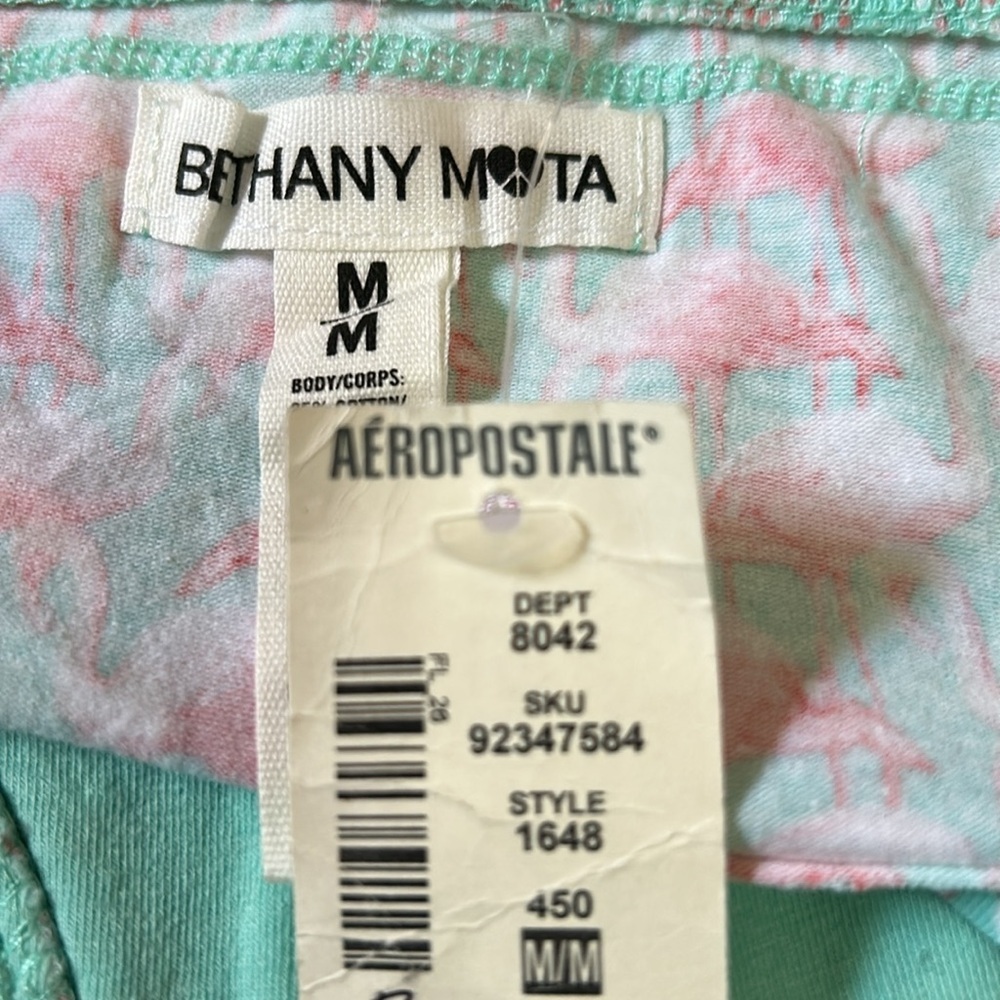 Aeropostale Flamingo Print Bralette Medium - Picture 5 of 5